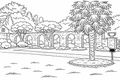 The Arches Detailed Colouring Page